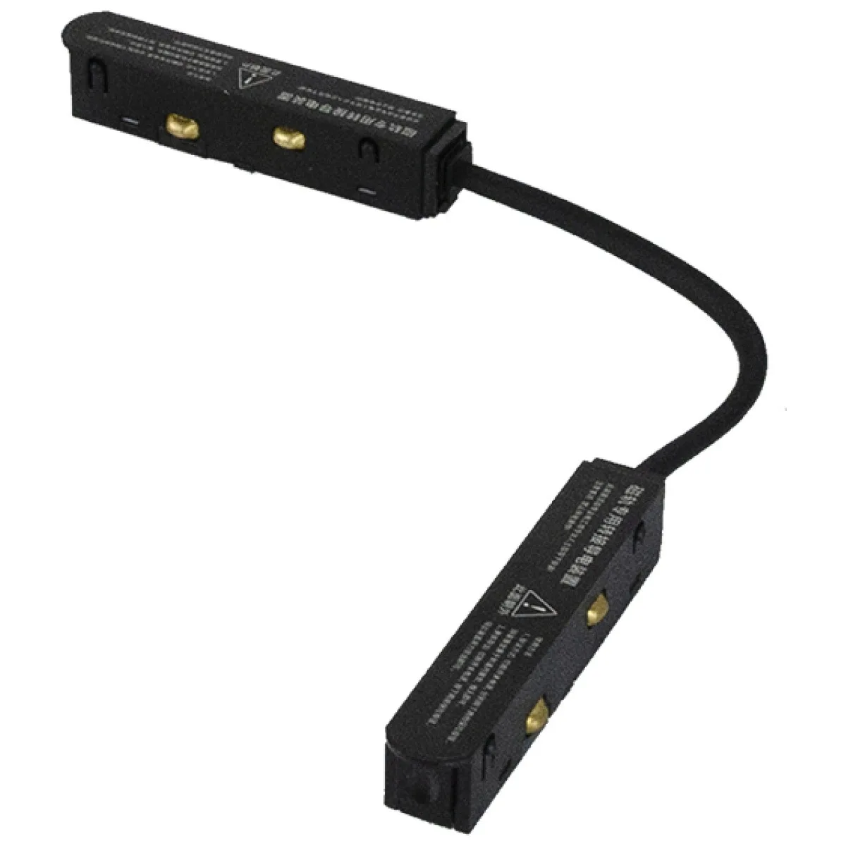 Conector 90 grade alimentare sina magnetica Magneto 48VDC negru Metsan MGT-103