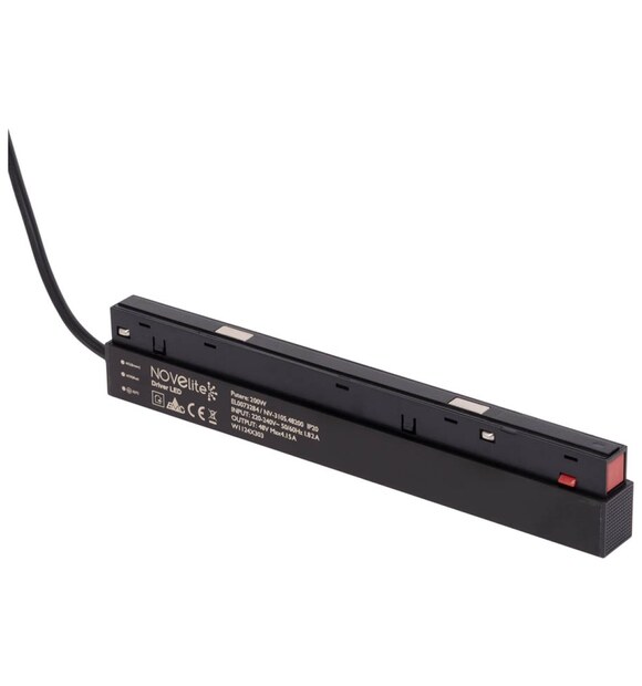 Sursa Alimentare Sina Magnetica 200W IP20 Negru - Novelite