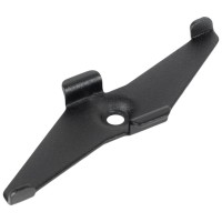 Clips Montaj Aparent Sina Magnetica Negru Aluminiu - Novelite - vedere laterala