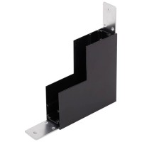 Conector Colt Interior Vertical 90 grade Sina Magnetica Aparenta Negru IP20 - Novelite