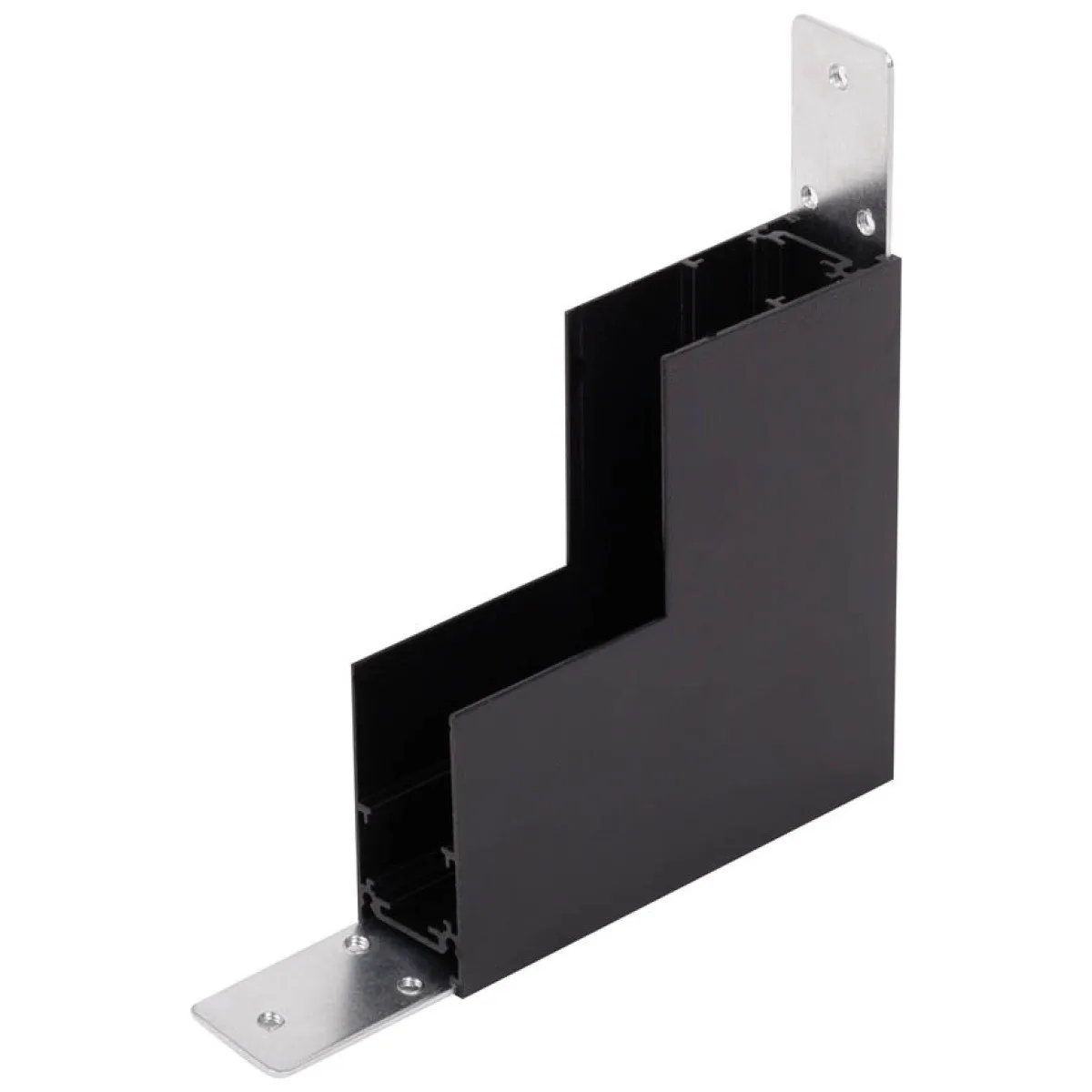 Conector Colt Interior Vertical 90 grade Sina Magnetica Aparenta Negru IP20 - Novelite