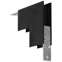 Conector Colt Interior Vertical 90 grade Sina Magnetica Aparenta Negru IP20 - Novelite - detaliu