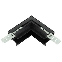 Conector Colt Interior Vertical 90 grade Sina Magnetica Rigips Negru IP20 - Novelite - ambalaj