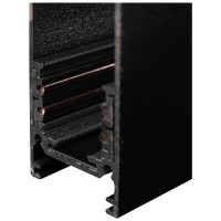 Sina Magnetica Aparenta 2m 48VDC IP20 Negru Novelite - vedere laterala