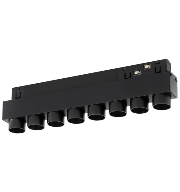 Spot LED DOTS 16W 4000K negru IP20 sina magnetica 48V Novelite