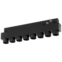Spot LED DOTS 16W 4000K negru IP20 sina magnetica 48V Novelite