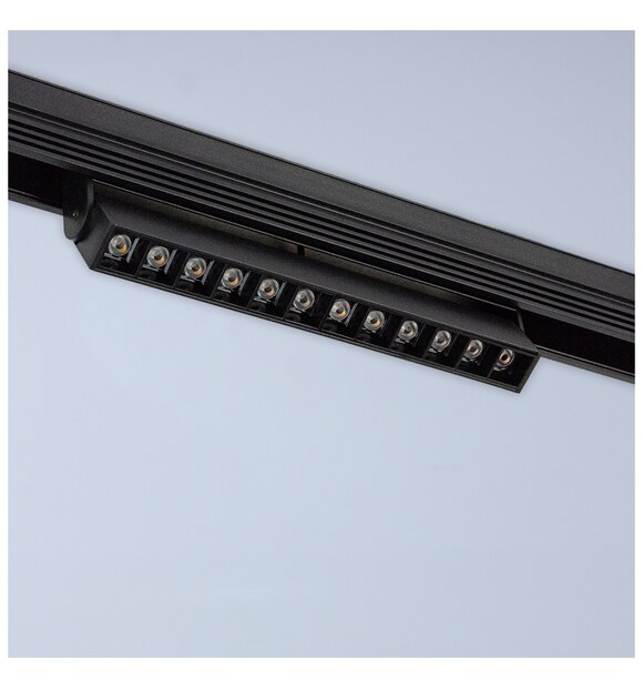 Spot LED sina magnetica Magneto 15W 4000K negru 1225lm Metsan