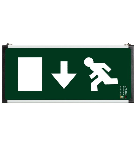 Corp Emergenta LED Suspendat BASIL 2W IP40 Sageata Jos Mentinut Novelite