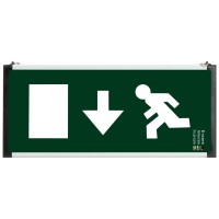Corp Emergenta LED Suspendat BASIL 2W IP40 Sageata Jos Mentinut Novelite