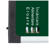 Corp Emergenta LED Suspendat BASIL 2W IP40 Sageata Sus Novelite - vedere laterala