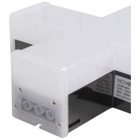 Element X Negru LED 10W 4000K IP44 Corp Liniar Interconectabil Novelite - detaliu