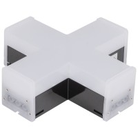 Element X Negru LED 10W 4000K IP44 Corp Liniar Interconectabil Novelite - imagine 5