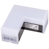 Element L Negru LED 8W 4000K IP44 Corp Liniar Interconectabil Novelite