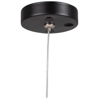 KIT montaj suspendat 1.5m corp liniar LED interconectabil Novelite - vedere laterala