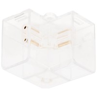 Conector 90° Corp Hexagonal HEXANET IP40 PC - Novelite