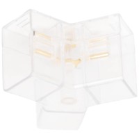 Conector Y Corp Hexagonal HEXANET IP40 PC - NOVELITE