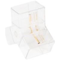 Conector Y Corp Hexagonal HEXANET IP40 PC - NOVELITE - detaliu