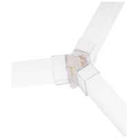 Conector Y Corp Hexagonal HEXANET IP40 PC - NOVELITE - ambalaj