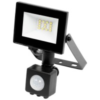 Proiector LED cu Senzor V4 10W 6500K IP44/IP65 NOVELITE - vedere laterala