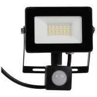 Proiector LED cu Senzor 10W 6400K IP65 IK04 negru - Homelight