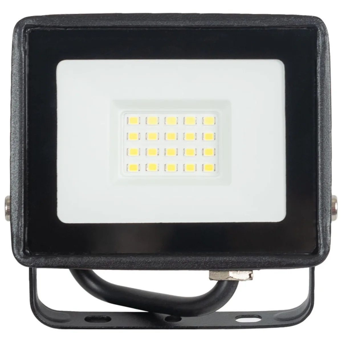 Proiector LED 20W 6400K IP65 Negru, alb rece - Homelight