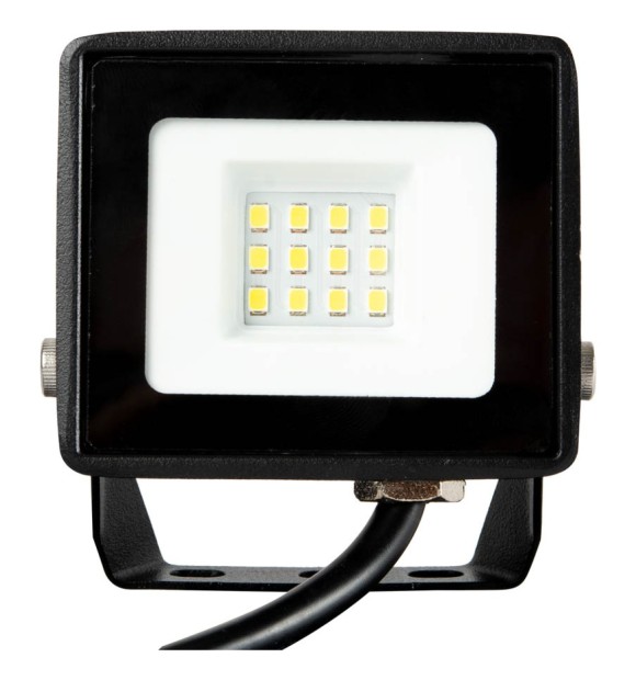 Proiector LED 10W 6400K IP65 negru, Homelight
