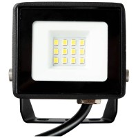 Proiector LED 10W 6400K IP65 negru, Homelight