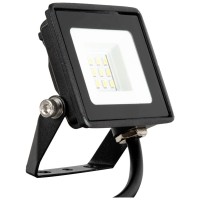 Proiector LED 10W 6400K IP65 negru, Homelight - vedere laterala