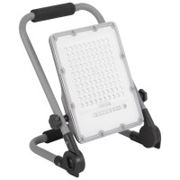 Proiector LED Portabil Reincarcabil Gri 200W 6400K IP65 Novelite - vedere laterala