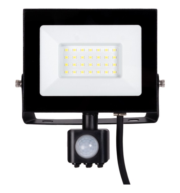 Proiector LED cu Senzor V3 30W 6500K IP65 Negru - Novelite
