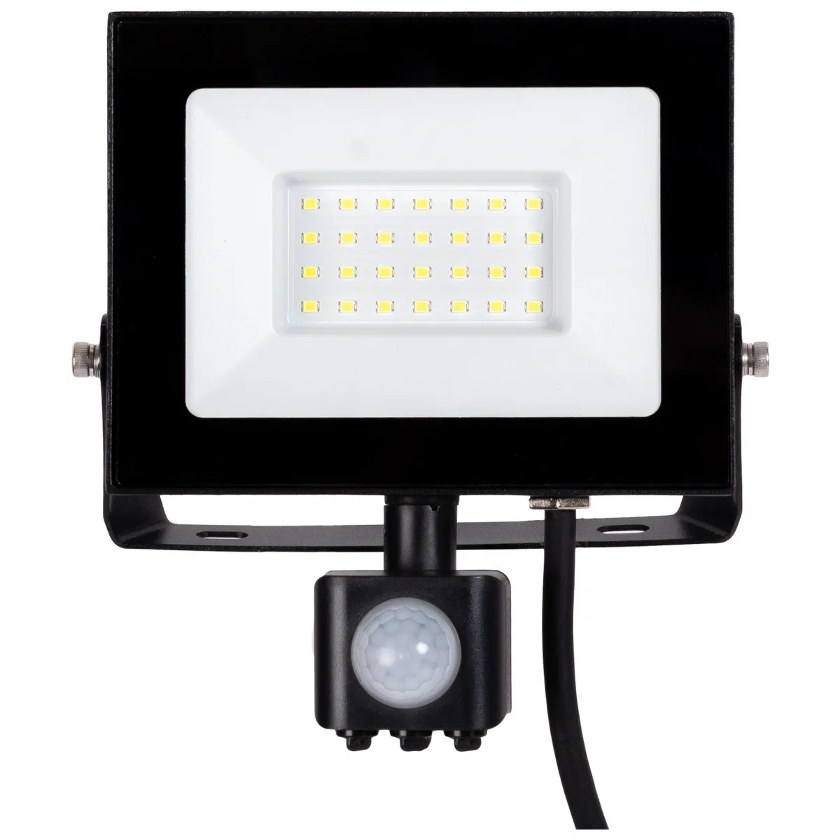 Proiector LED cu Senzor V3 30W 6500K IP65 Negru - Novelite