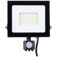 Proiector LED cu Senzor V3 50W 6500K IP65 Negru Novelite