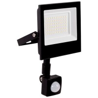 Proiector LED cu Senzor 30W 6400K IP65 alb rece - Homelight - vedere laterala