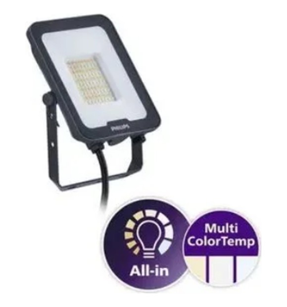 Proiector LED 50W 3CCT IP65 BVP167 Philips, gri, 5500-6000 lm