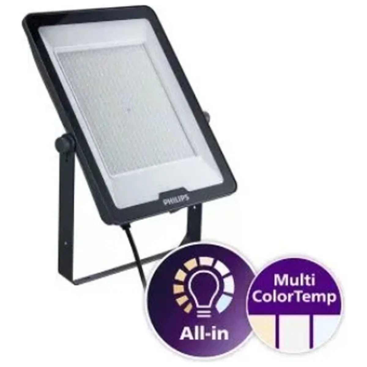 Proiector LED 200W 3CCT IP65 BVP169 gri Philips