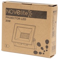 Proiector LED V4 20W 6500K IP65 Negru Slim - Novelite - imagine 6