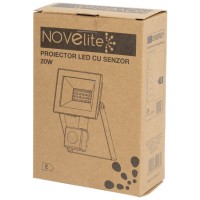 Proiector LED cu Senzor V4 20W 6500K IP44/IP65 Novelite - imagine 7