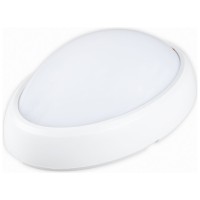 Corp BAT LED Oval Alb IP65 12W 6400K Dispersor Opal Novelite - ambalaj