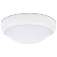 Corp BAT LED Oval Alb 12W 3000K IP65 Dispersor Opal Novelite