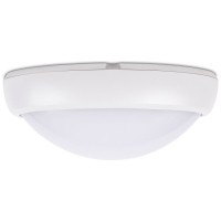 Corp BAT LED Oval Alb 12W 3000K IP65 Dispersor Opal Novelite - vedere laterala