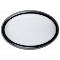 Corp BAT LED Oval Negru 12W 6400K IP65 Dispersor Opal Novelite - imagine 5