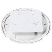 Corp BAT LED Rotund mare Alb IP65 12W 3000K Opal Novelite - ambalaj