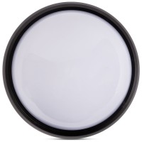 Corp BAT LED Rotund Mare Negru IP65 12W 3000K Opal Novelite - detaliu