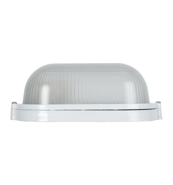 Corp BAT E27 Oval Alb IP54 Dispersor Sticla Opal 60W - Novelite