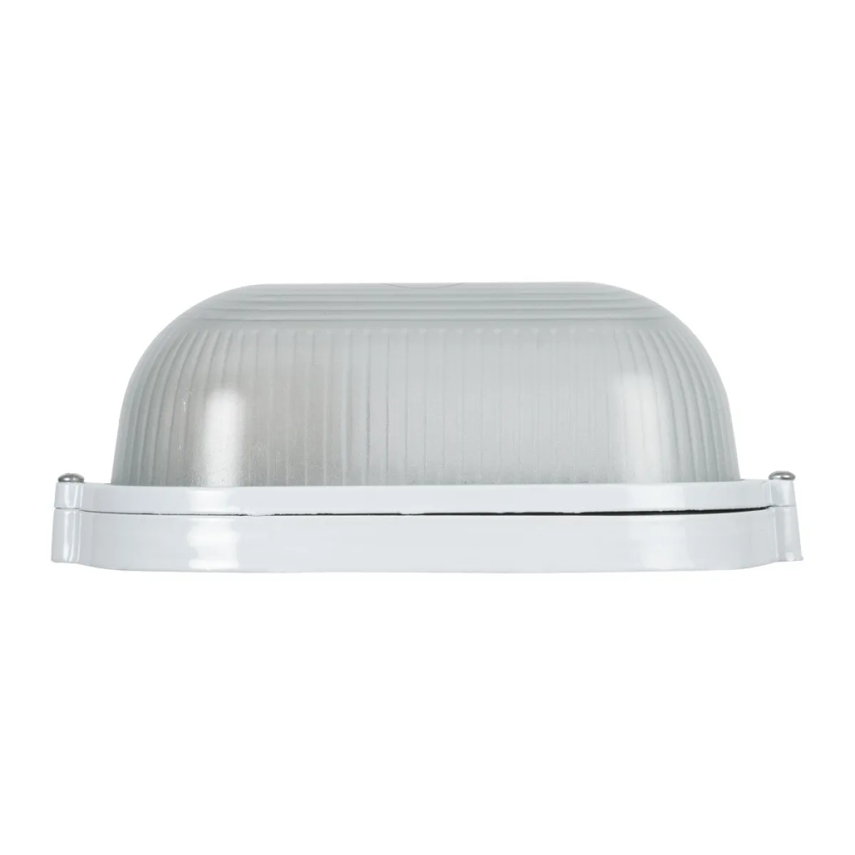 Corp BAT E27 Oval Alb IP54 Dispersor Sticla Opal 60W - Novelite