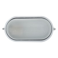 Corp BAT E27 Oval Alb IP54 Dispersor Sticla Opal 60W - Novelite - detaliu