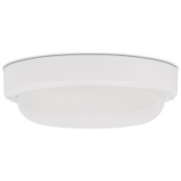 Corp BAT LED Rotund mic Alb 12W 4000K IP65 Dispersor Opal Novelite - vedere laterala