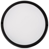 Corp BAT LED Rotund mic Negru IP65 12W 6400K Opal Novelite  3