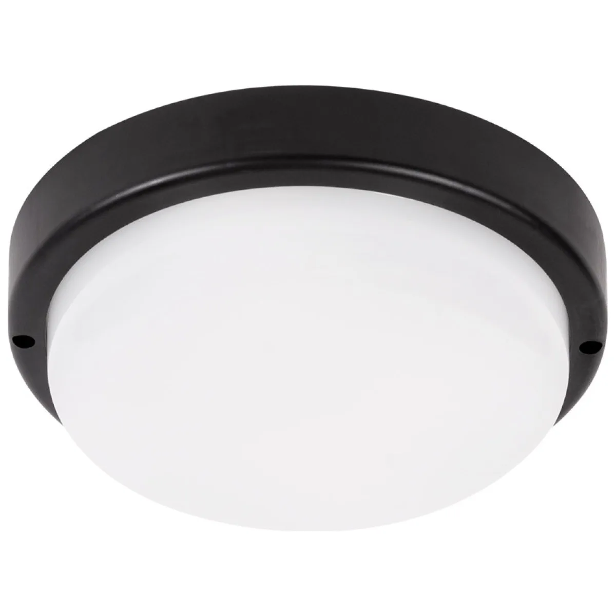 Corp BAT LED Rotund mic Negru IP65 12W 6400K Opal Novelite  1