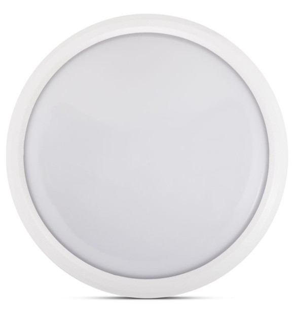 Corp BAT LED cu Senzor si Kit EM Rotund Alb 18W 6400K IP65 - Novelite